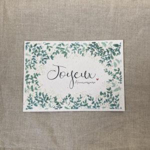 Anniversaire Eucalyptus – Carte à planter A6