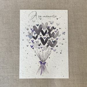 Bouquet à sa mémoire – Carte à planter A6