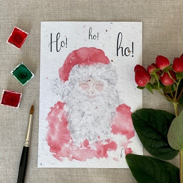 Ho ho ho! - Carte à planter A6
