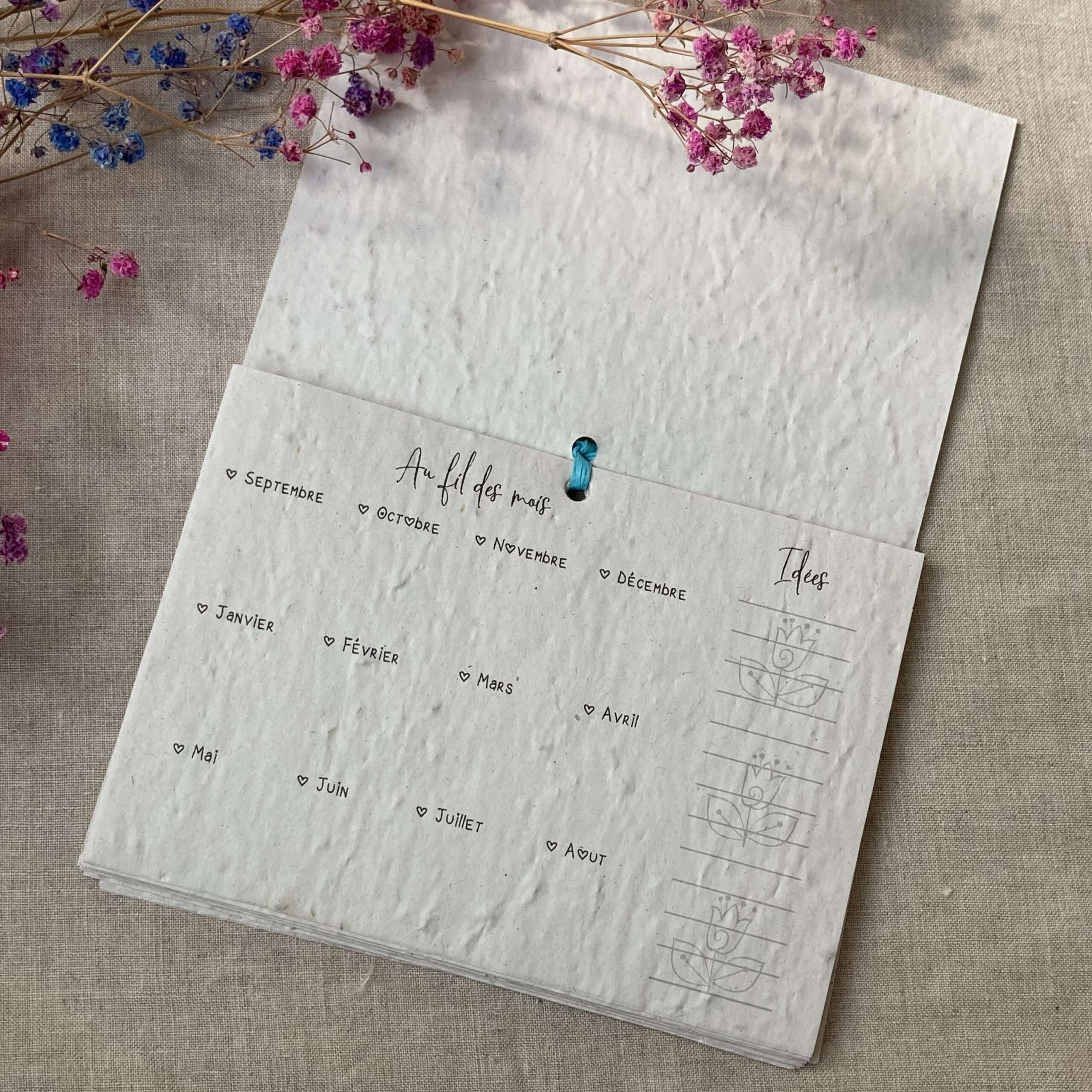 Bullet journal de Septembre à Aout - 13 graines différentes à planter – Image 6