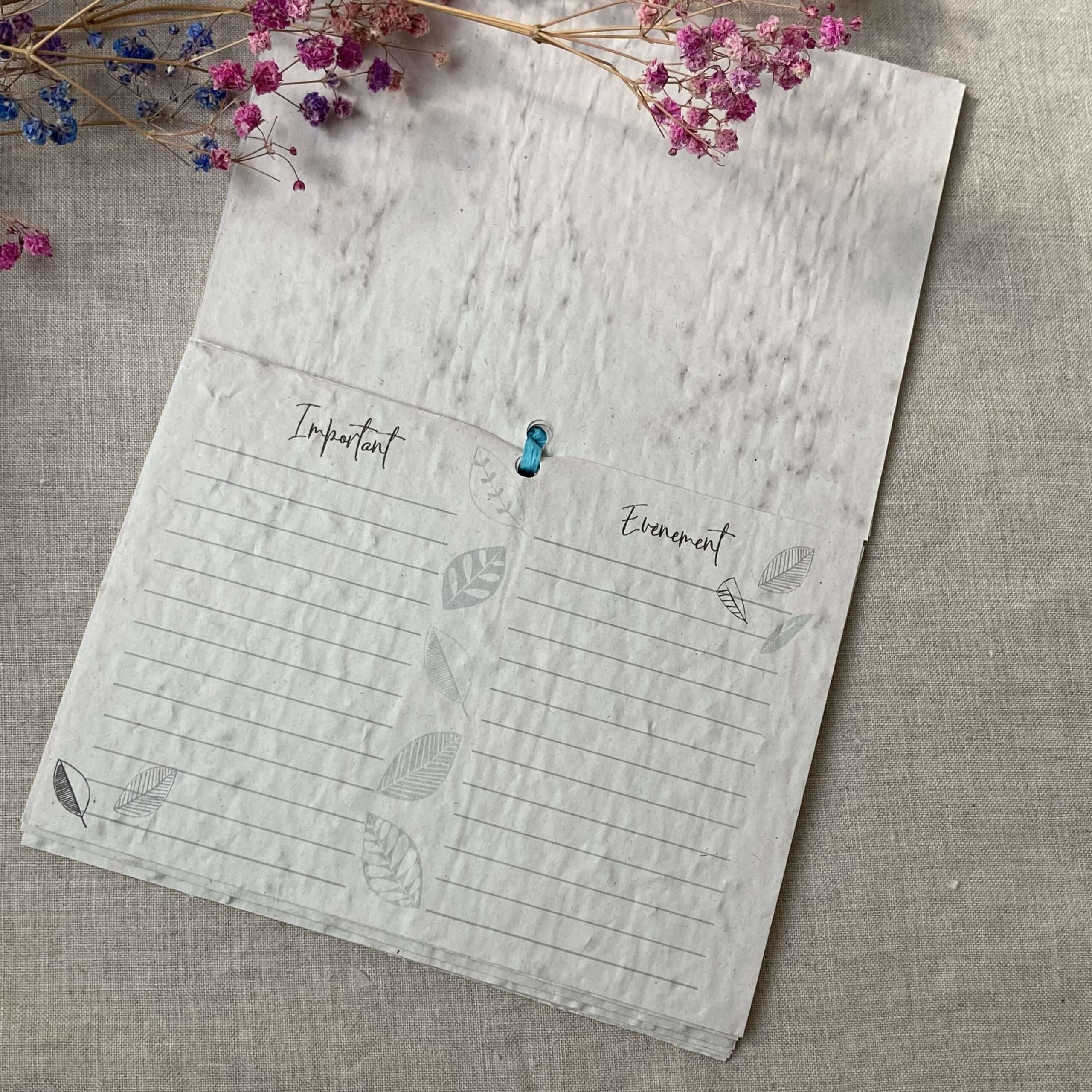 Bullet journal de Septembre à Aout - 13 graines différentes à planter – Image 5